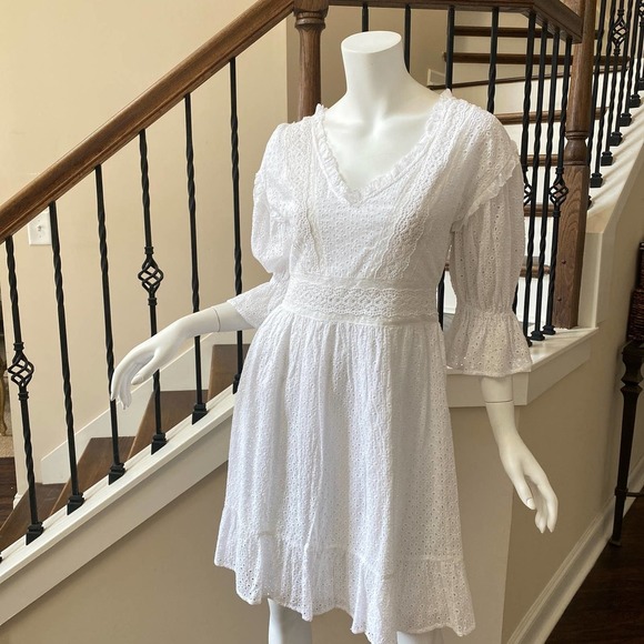 NWT LOVE SAM Vivienne Eyelet Dress, Multiple Sizes - Picture 2 of 9